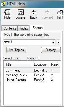 Becky! Default Search Window